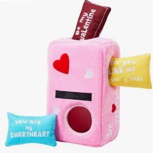Valentine Box of Cards Hide & Seek Dog Toy 4 pc Set